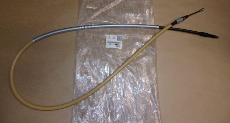 Câble de frein à main Citroën Jumpy, Peugeot Expert 07|}, 9809533580, 9809533580, 