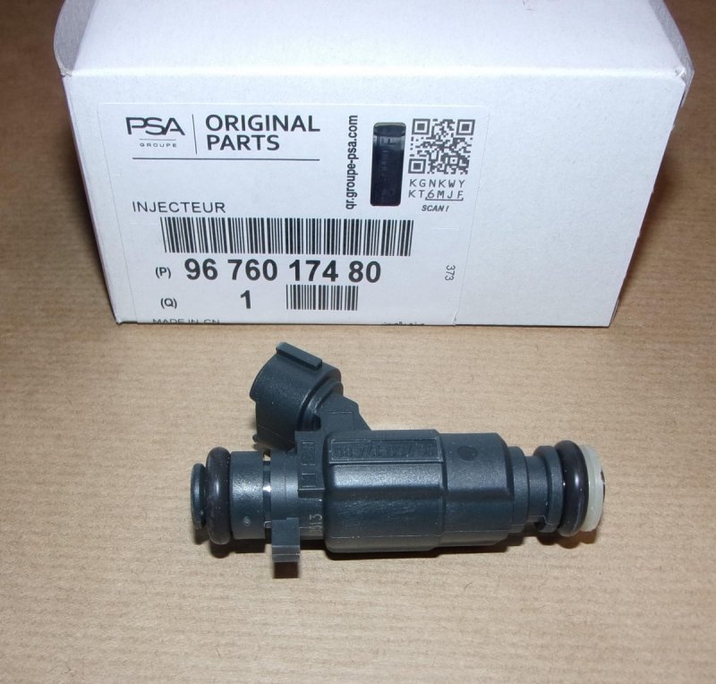 Injecteur Citroën C1, Citroën C3, Peugeot 108, Peugeot 208 1.2 VTI, 9676017480, 9676017480, 
