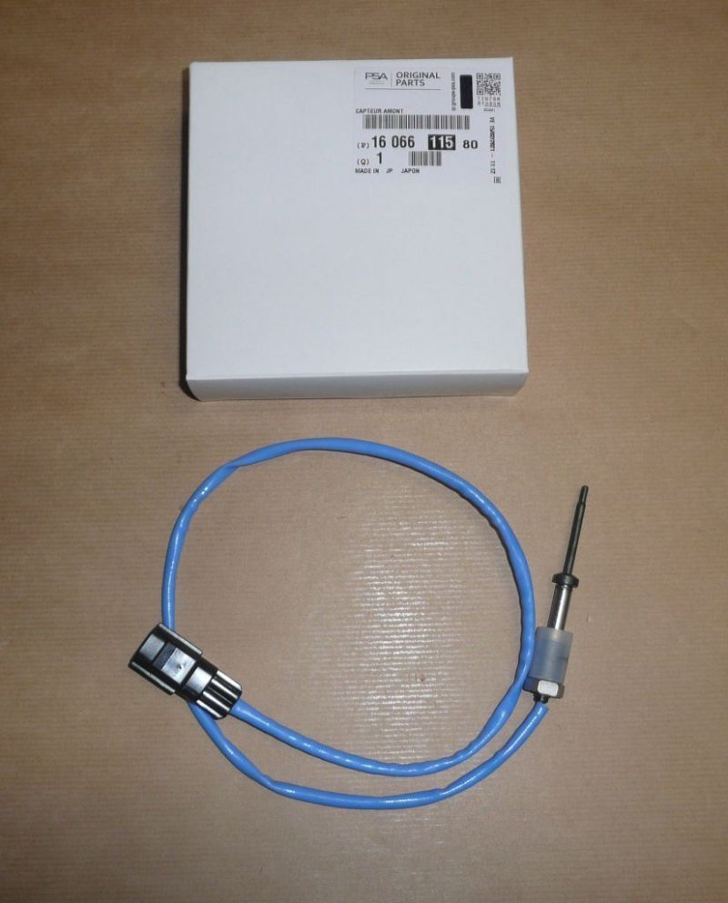 Capteur de température des gaz d'échappement Original Nouveau Jumper Boxer Ducato 2.2 Hdi, 1606611580, 1606611580