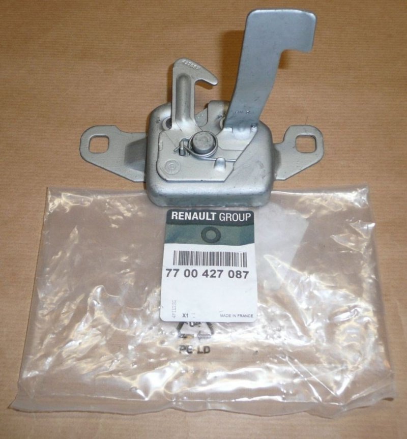 Serrure de capot moteur originale pour Renault Mégane I / Scénic I 99-03, 7700427087