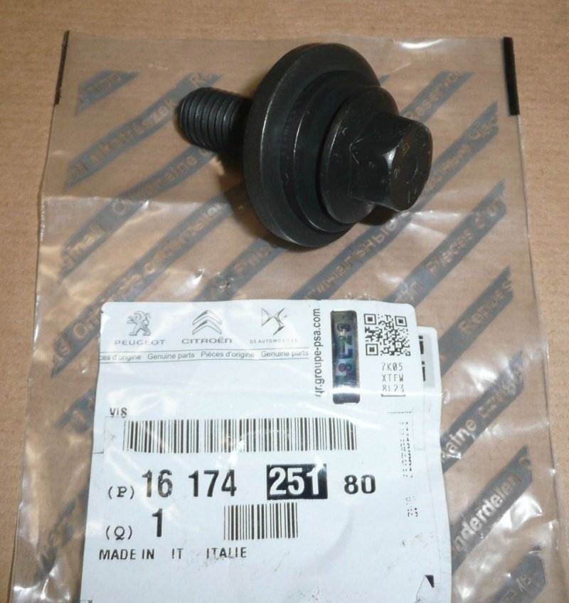 Boulon de roue d'arbre à cames Citroën Jumper III Peugeot Boxer III 3.0HDI  ,  1617425180