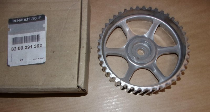 Original  Poulie d'arbre à cames Renault Clio II 1.2 16V diam. 125mm/11mm/42dents Renault Kangoo, Modus, Twingo D4F , 8200291362