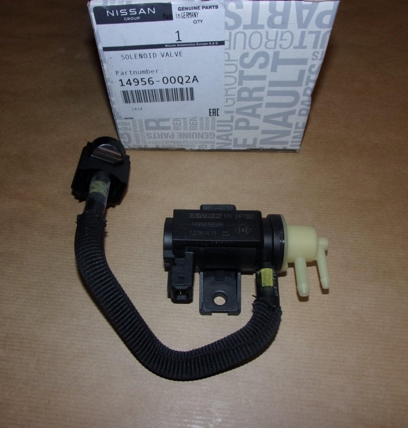 Électrovanne turbo Renault Master III 2.3DCI, 1495600Q2A, 