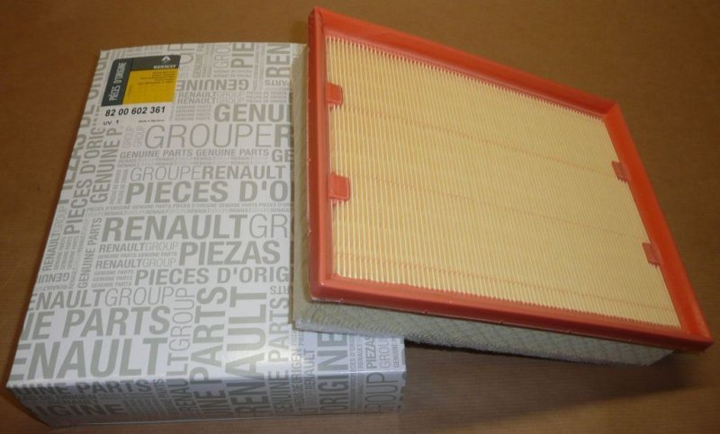Original  Filtre à air Laguna III 2.0DCI/2.0 16VMot.F4R,M9R,K9K780 , 8200602361