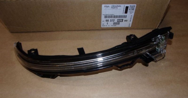 Voyant de clignotant Peugeot 208, 2008, 9837260680, 9837260680, 
