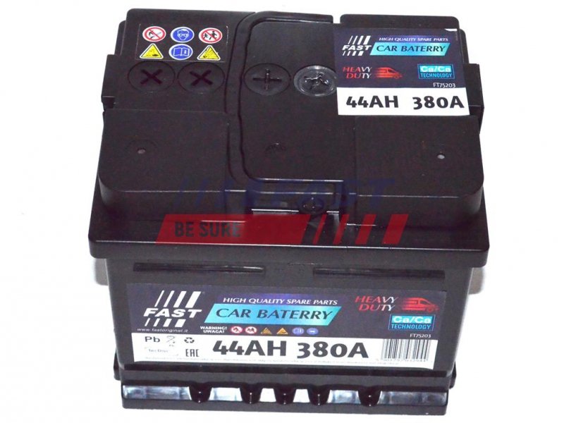 BATTERIE - 44AH 380A 207X175X175 P+