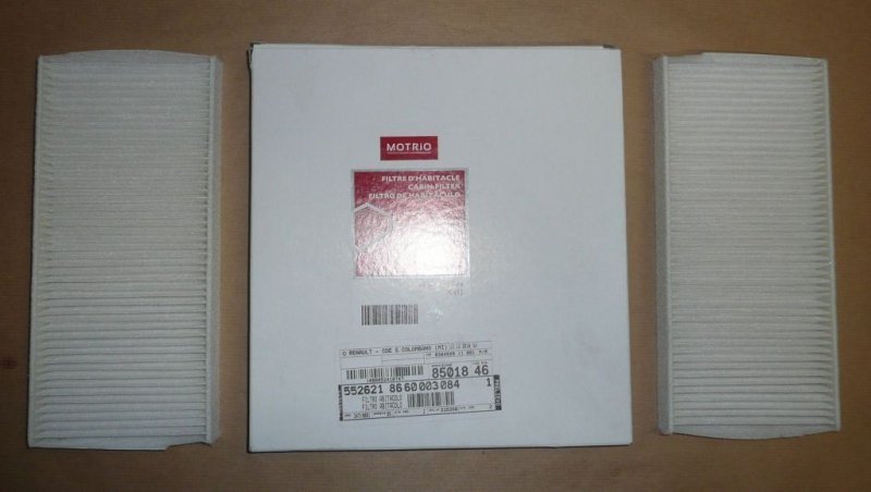 Original  Filtre d'habitacle Renault Kangoo II, Master III , 8660003084