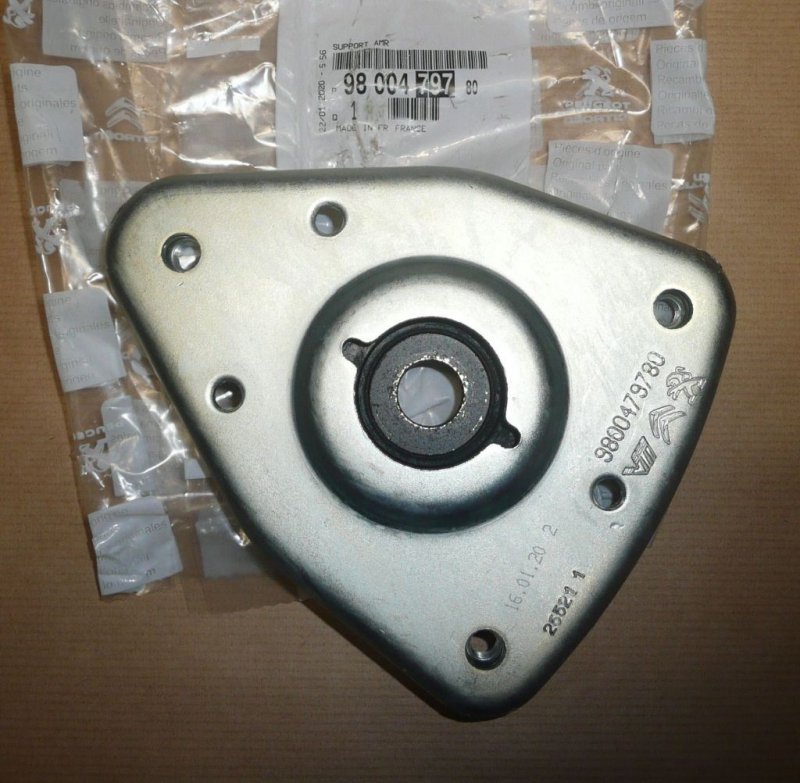 Support d'amortisseur Citroën Berlingo III, Peugeot 508 II, 9800479780, 9800479780, 