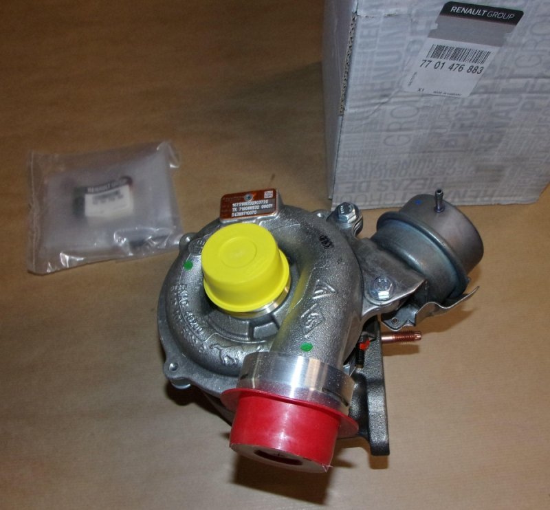 Original  Turbocompresseur Renault Mégane II, III 1.5dci Renault Fluence, Clio III, Modus, Kangoo II, Laguna III 05|} 106 ch ,  7701476883