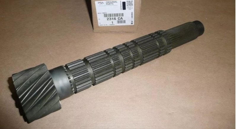 ORIGINAL Arbre principal 15/74 dents ML6 Boxer Ducato Jumper 6 vitesses 2316CA 2316CA 9671953188, 9671953188