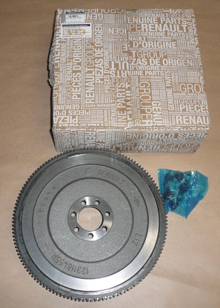 Volant moteur Renault Fluence, Clio II 1.5 DCI, 123003107R, 