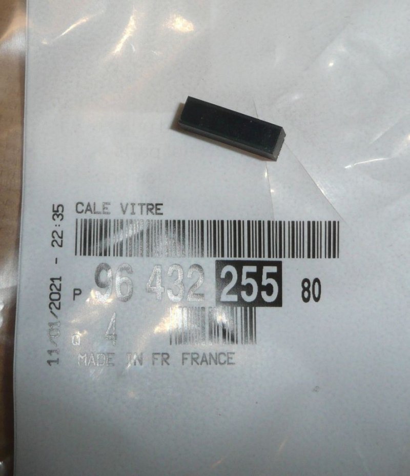 Joint de vitre Citroën Jumpy IV, 9643225580, 9643225580,