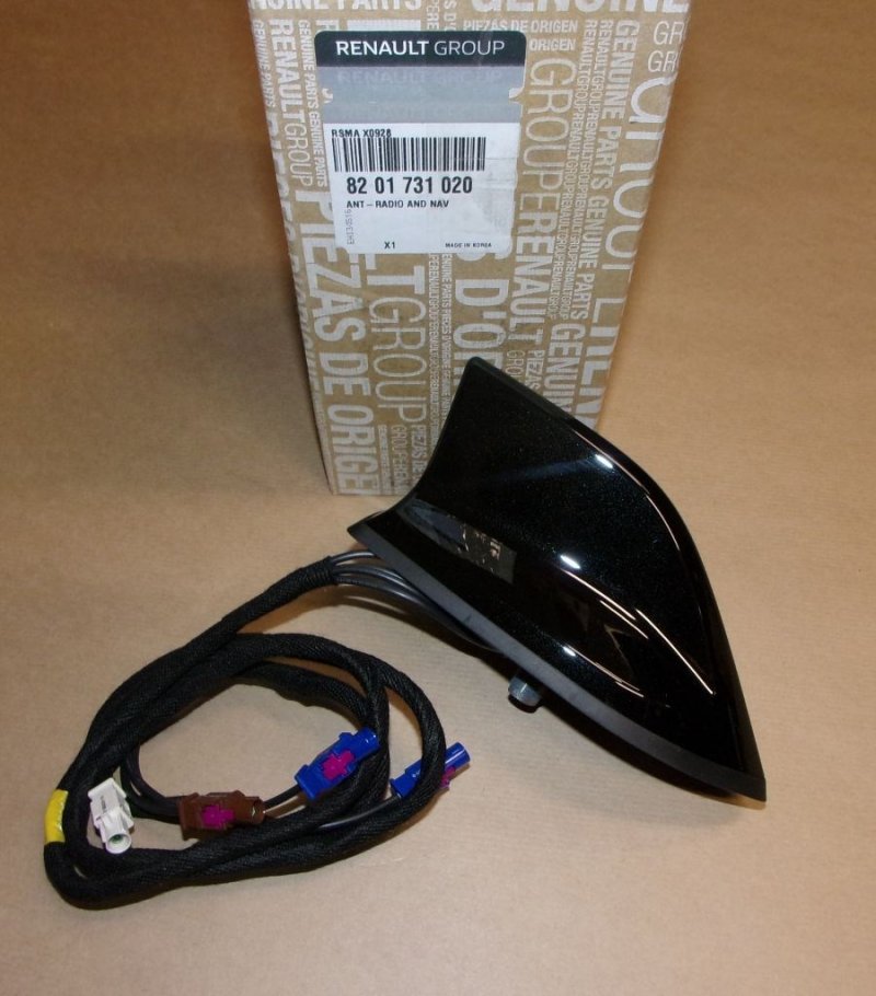 Antenne de toit d'origine Renault CAPTUR 2 MEGANE 4 ZOE BFM, 8201731020, 8201731020