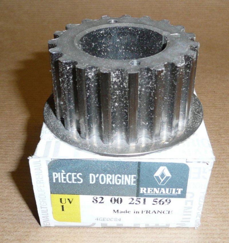 Original Poulie de distribution Renault 2.0 16V , 8200251569