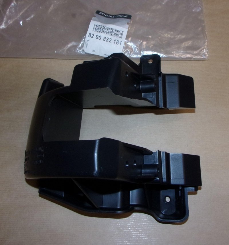 Original  Support de pare-chocs Dacia Logan arrière gauche , 8200832181