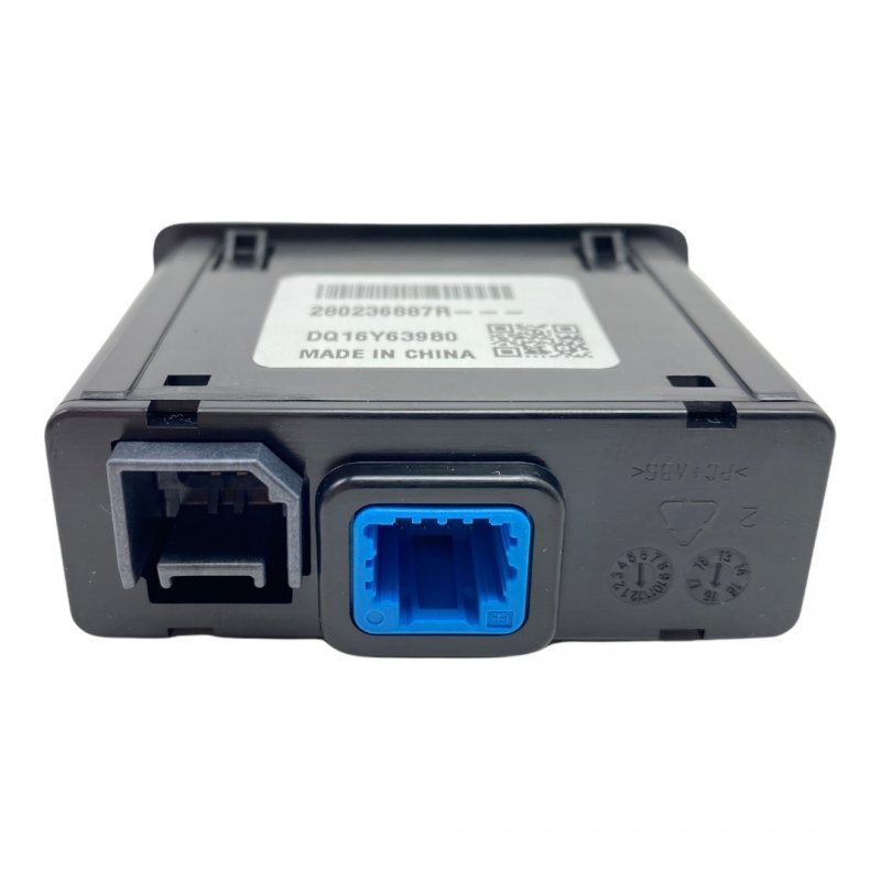 OE d’origine entrées 2x usb sd aux Renault Talisman Espace V , 280236887R