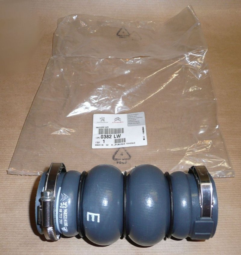 Conduit de décompression Citroën C4, Peugeot 3008 1.6HDI, 0382.LW, 0382LW