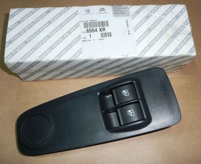 Interrupteur original lève-vitre bouton Jumper Boxer Ducato 6554XR 735421710, 6554.XR