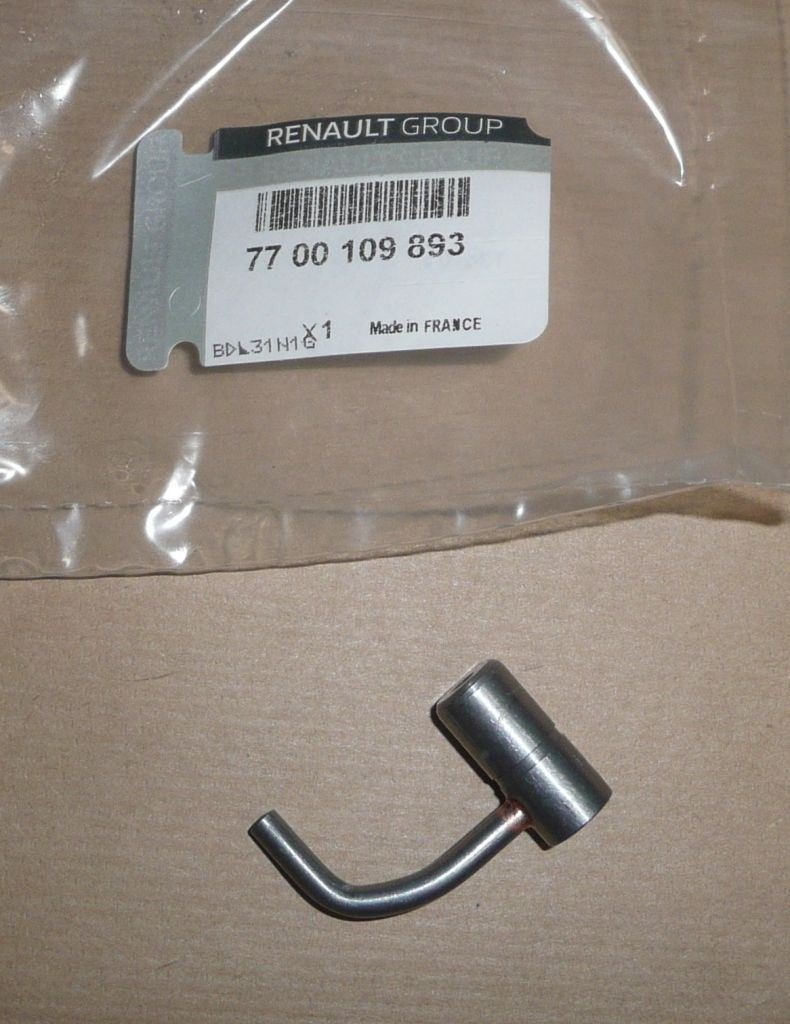 Original  Buse de lubrification du piston Renault Megane 1.9dci ,  7700109893