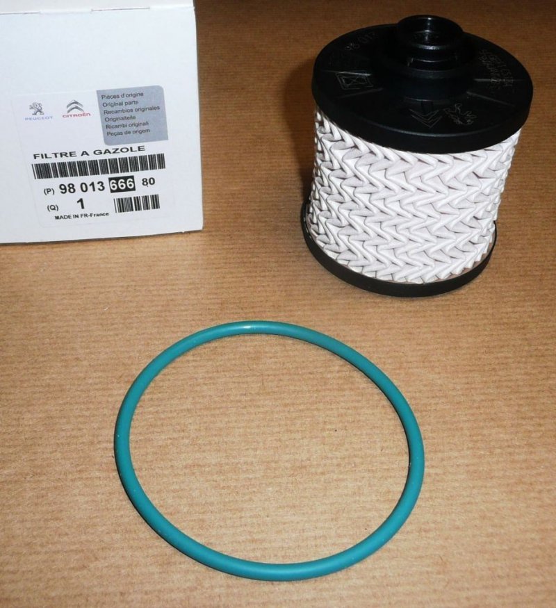 Filtre à carburant Citroën Berlingo, Citroën C3, Citroën C4, Peugeot 208, Peugeot 301, Peugeot 308, 9801366680, 9801366680,
