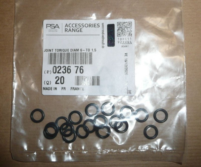 Original  Joint de culasse Peugeot/Citroën 1 pièce joint torique ,  1682801580