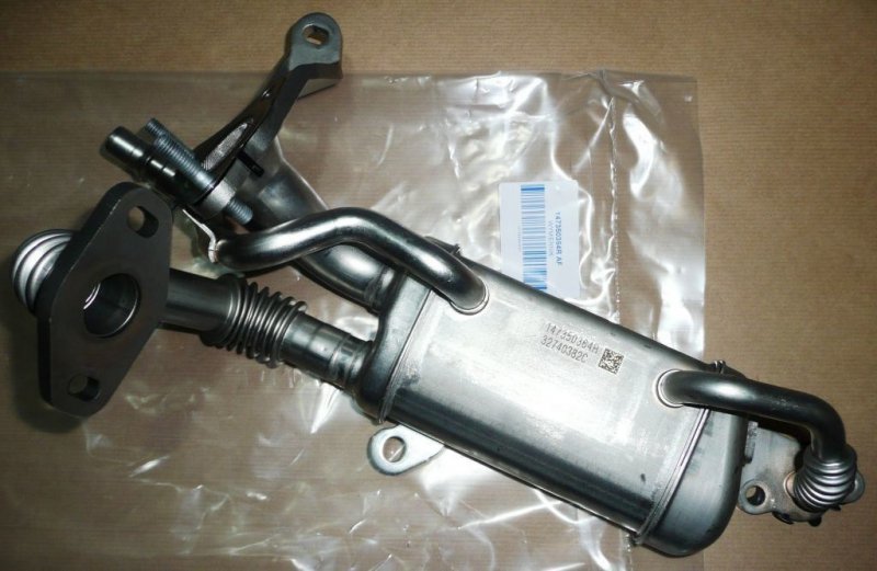 Radiateur de gaz d'échappement EGR Renault Clio IV, Renault Captur, 147350364R, 