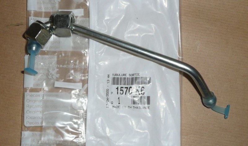 Conduite d'injection Citroën Jumper III 2.2HDI, 1570.K6, 1570K6