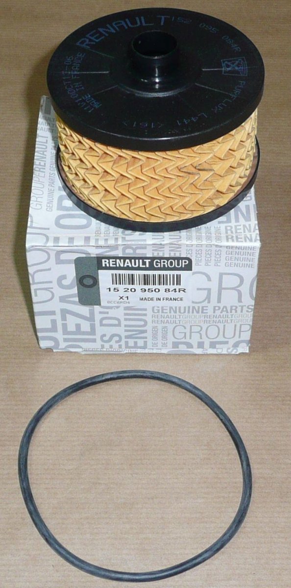 Filtre à huile Renault Clio IV, Mégane III 1.2TCI, 152095084R, 