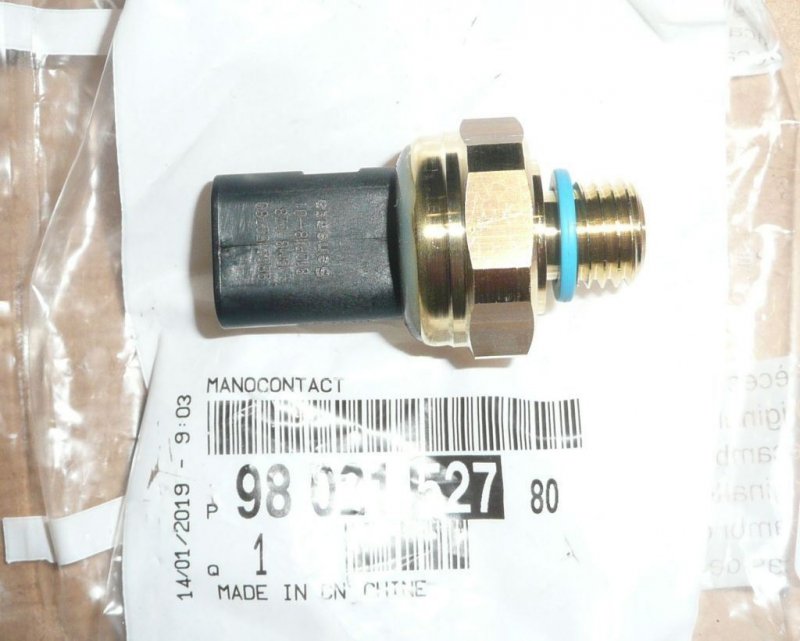 Capteur de pression d'huile PSA 1.6THP, 9802152780, 9802152780, 