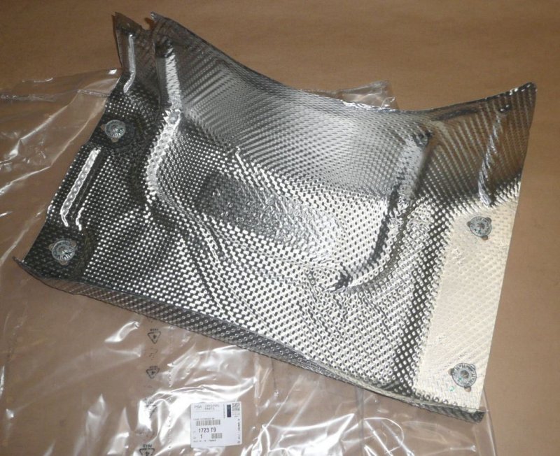 Protection du système d'échappement Citroën C5 III, Citroën C6, 1723.T9, 1723T9