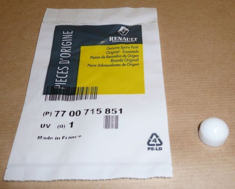 Original  Gomme d'étanchéité Renault S5,11,19,21 1.7 ,  7700715851