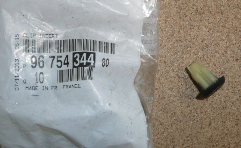 Attache des câbles moteur Citroën C3 Picasso, 9675434480, 9675434480, 