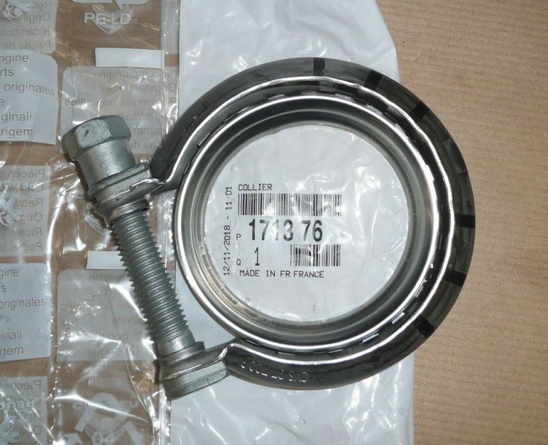 Collier de tuyau de collecteur d'échappement Citroën C5 (X7), 1713.76, 171376