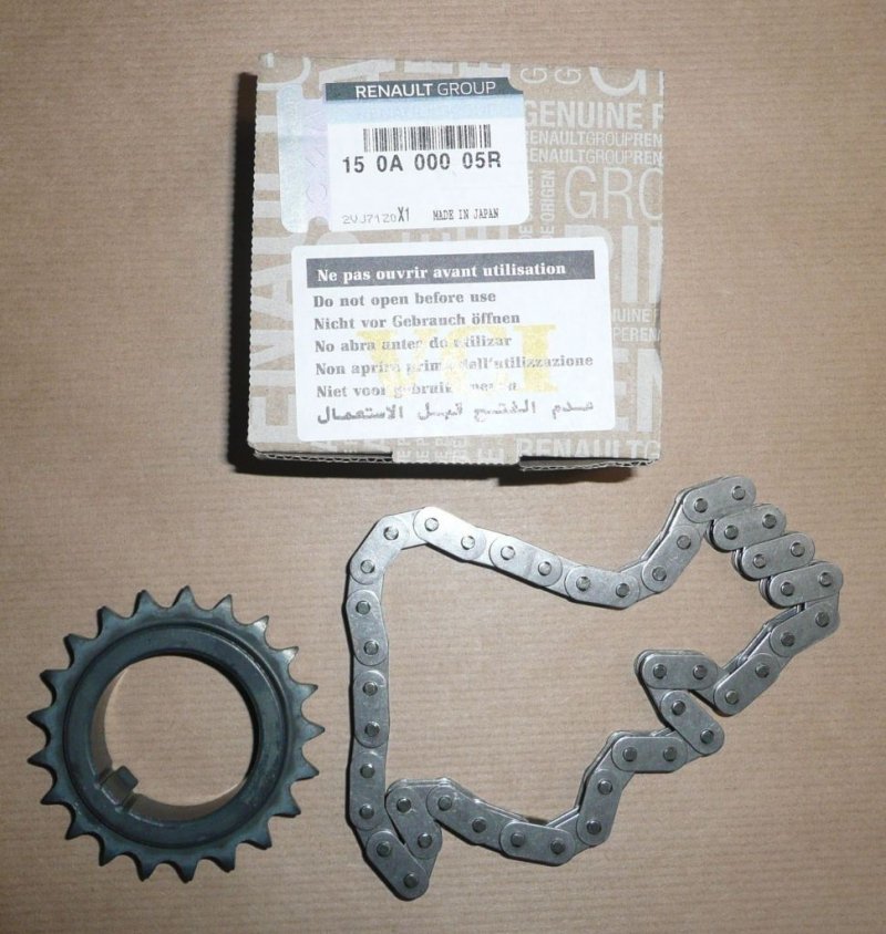 Chaîne de pompe à huile Renault Espace V 1.6DCI, 150A00005R, 