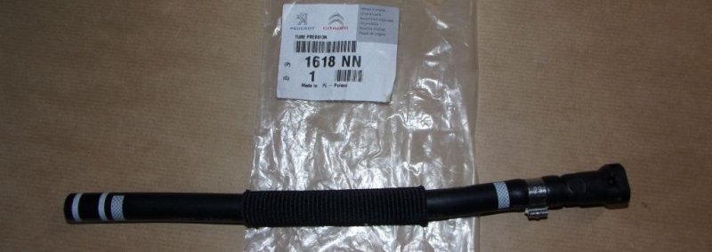 Conduit du capteur de pression des gaz d'échappement Citroën C5 III, 1618.NN, 1618NN