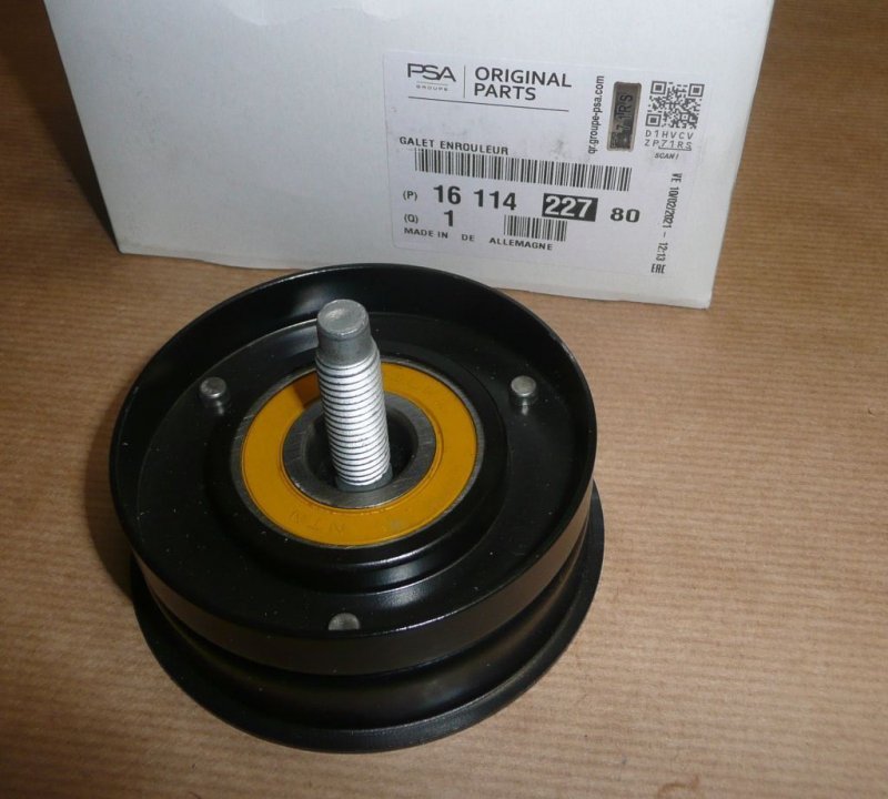 POULIE TENDEUR COURROIE trapézoïdale PEUGEOT 407, 607 2.7 HDI ,  1611422780