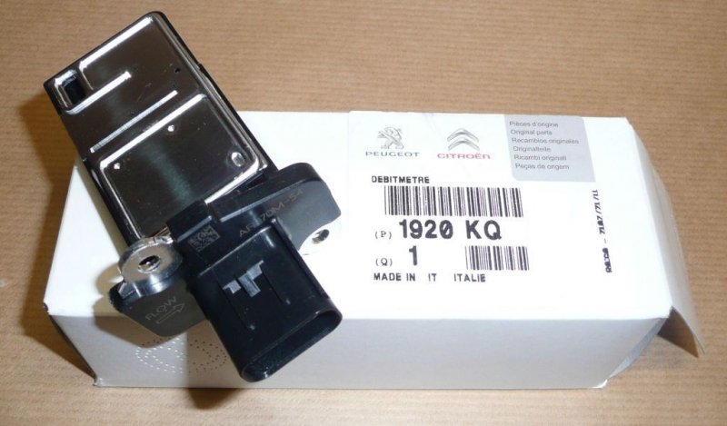 Capteur de masse d'air Citroën Jumper III 2.2 HDI, 1920.KQ, 1920KQ