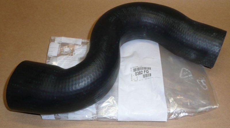 Conduite d'intercooler Peugeot 307 2.0 HDI, 0382.FG, 0382FG