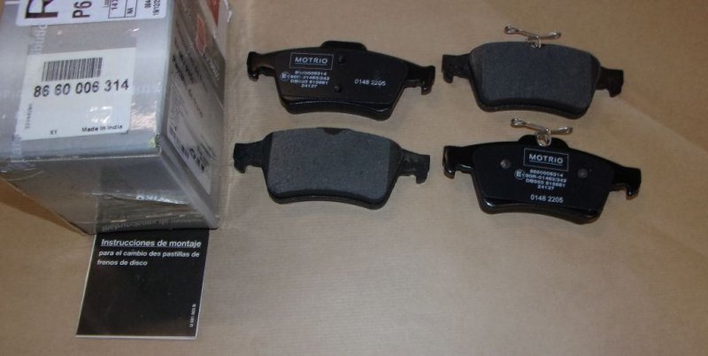 Original  Plaquettes de frein arrière Laguna III, Citroën C5 III arrière , 8660006314