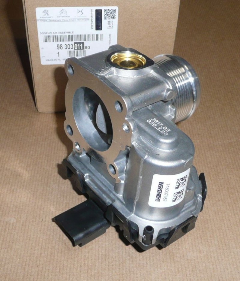 Original Papillon d'air Peugeot Citroen 1.6 BlueHDi , 9830301180