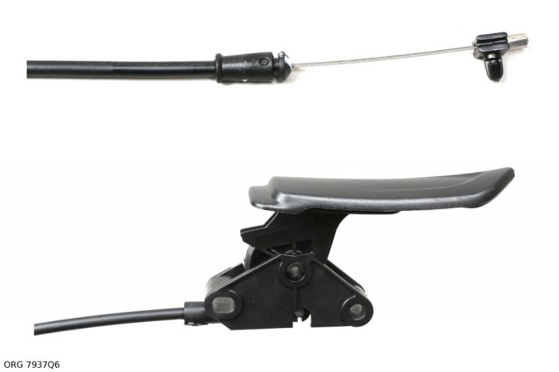 Original  CÂBLE D'OUVERTURE DU CAPOT Citroën C5 08- AVEC POIGNÉE NOIRE, 7937Q6