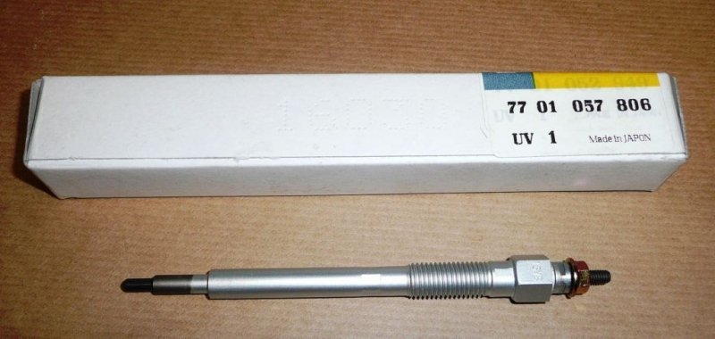 Original  Bougie de préchauffage Renault Espace IV 3.0DCI ,  7701057806