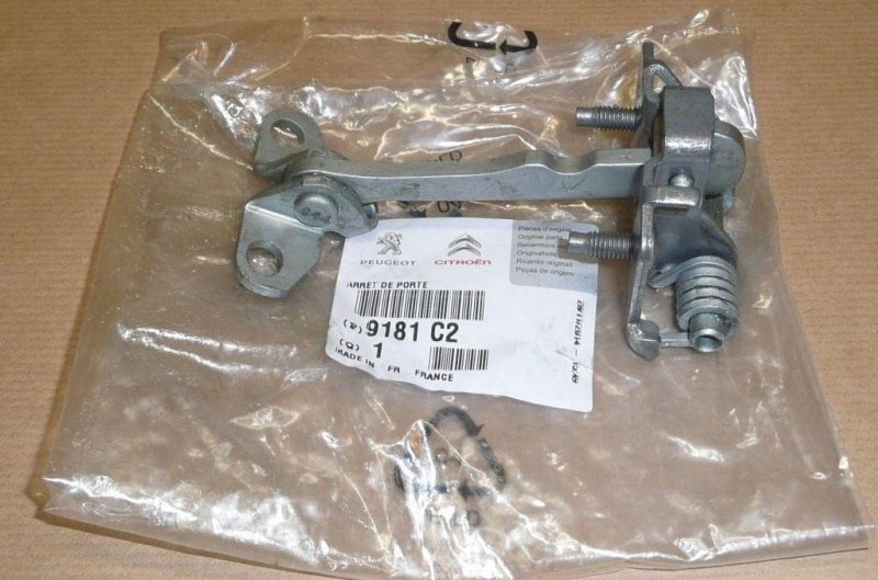Original butée de porte retenue de porte bande d'arrêt de porte avant r=l 3/5t Peugeot 106 Citroën Saxo, 9181c2, 9181.c2