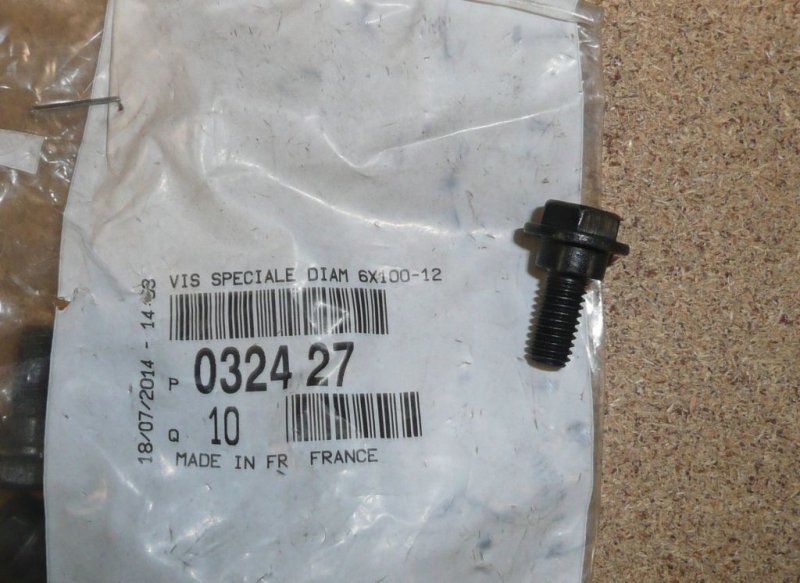 Vis de distributeur d'air Citroën C5 II, 0324.27, 032427