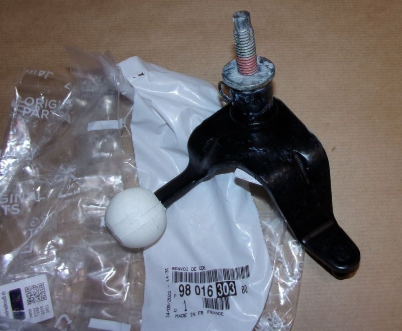 Levier de sélection de boîte de vitesses Citroën Xsara, Citroën ZX, Peugeot 306, 9801630380, 9801630380, 