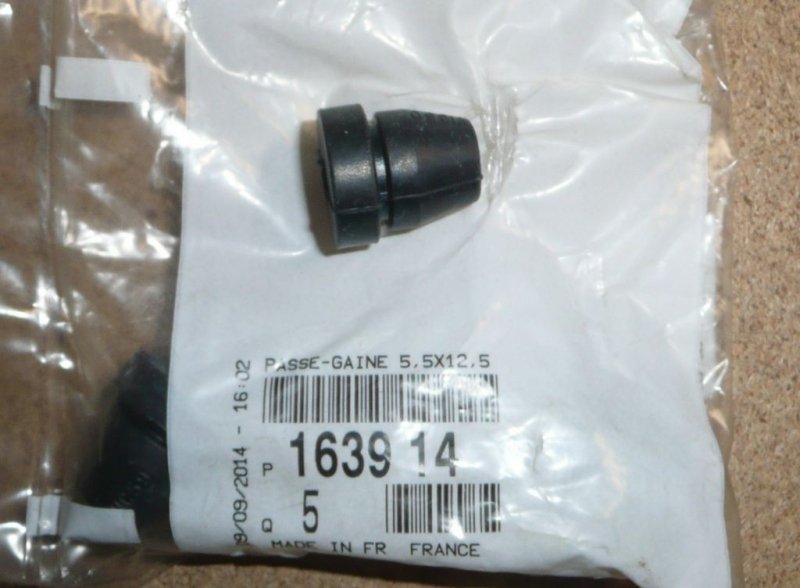 Passe-fil de radiateur Citroën Berlingo II, 1639.14, 163914