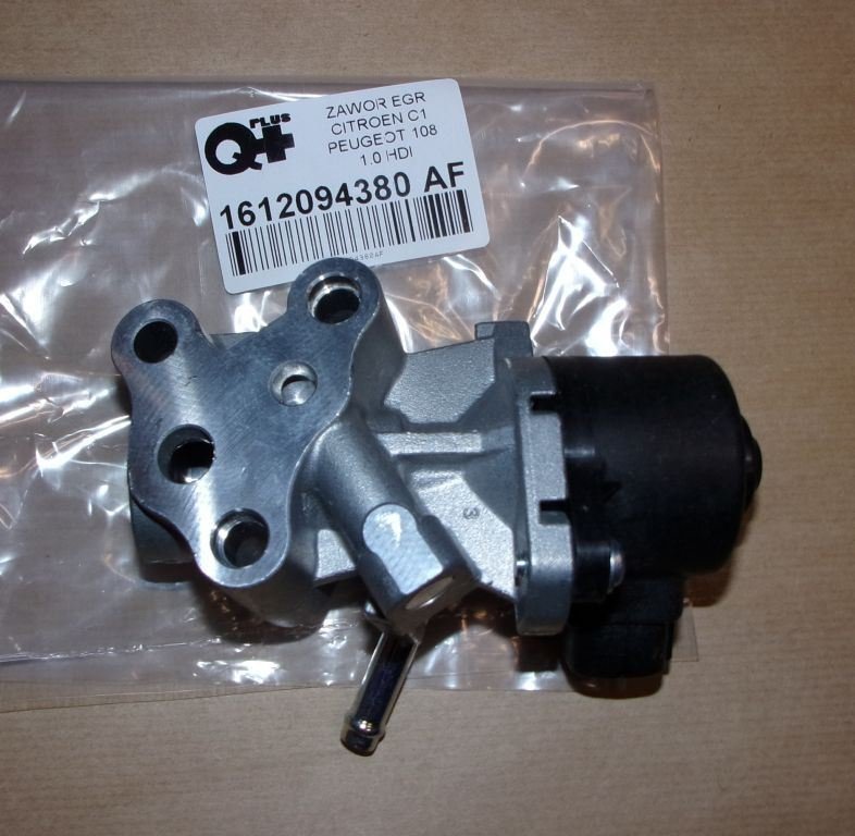 Soupape EGR Citroën C1, Peugeot 108 1.0 HDI, 1612094380, 