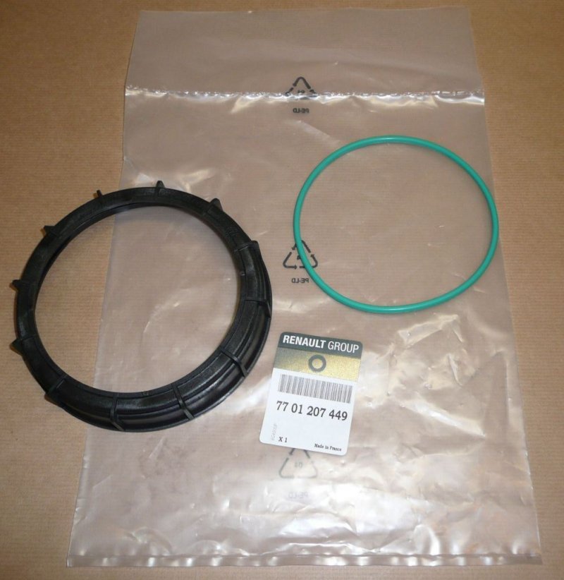 Original  Écrou de pompe à carburant Renault avec joint ,  7701207449
