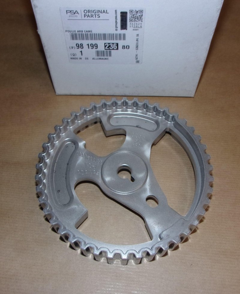  Roue de distribution Peugeot 2008 II, 5008 II 1.5 HDI, 9819923680, 9819923680, 