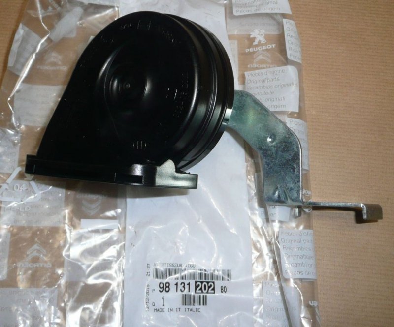 Klaxon Peugeot Partner III, 9813120280, 9813120280, 